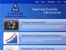 Tablet Screenshot of capitalmarketingservices.com